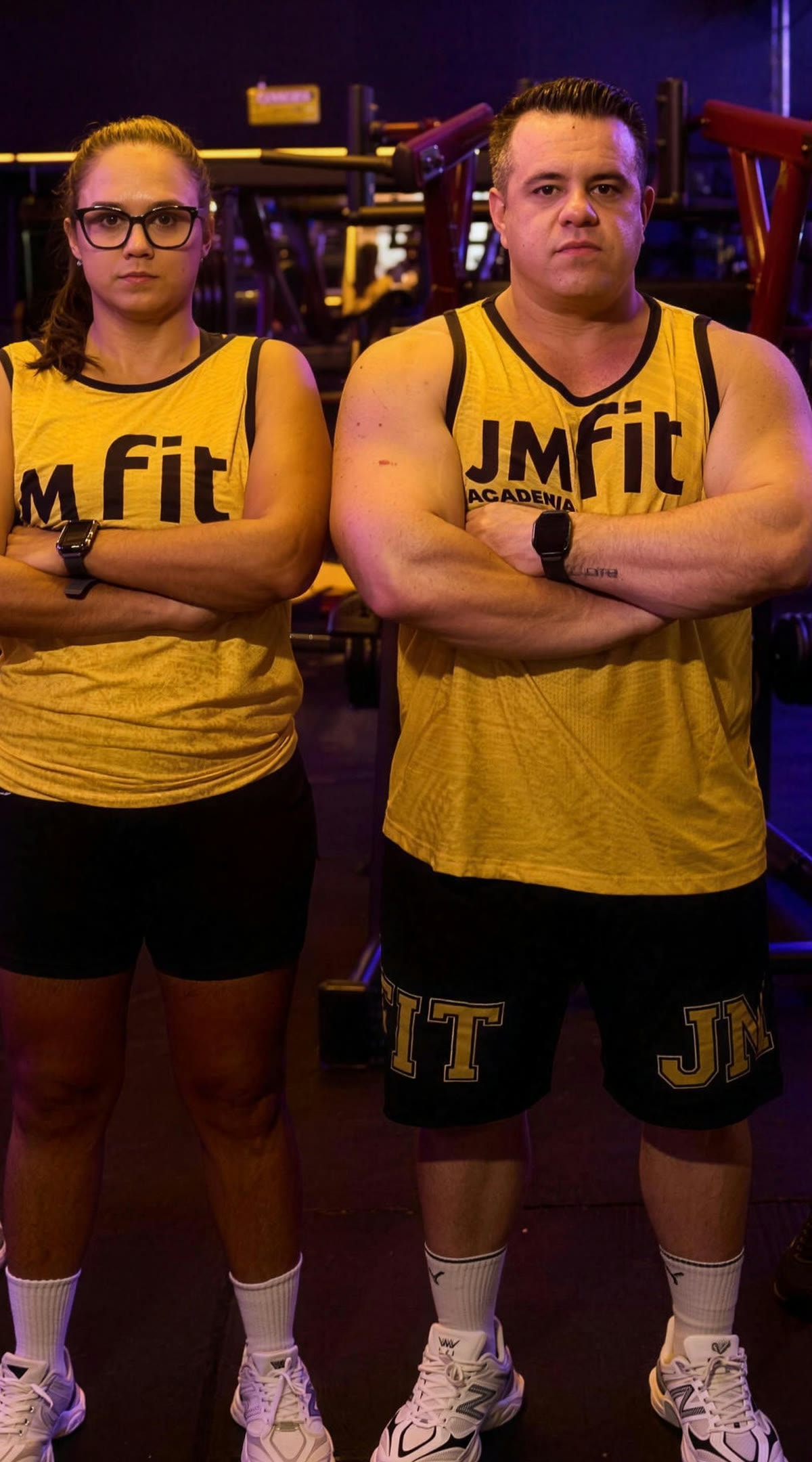 Jake e Maicow, donos da JM Fit Academia