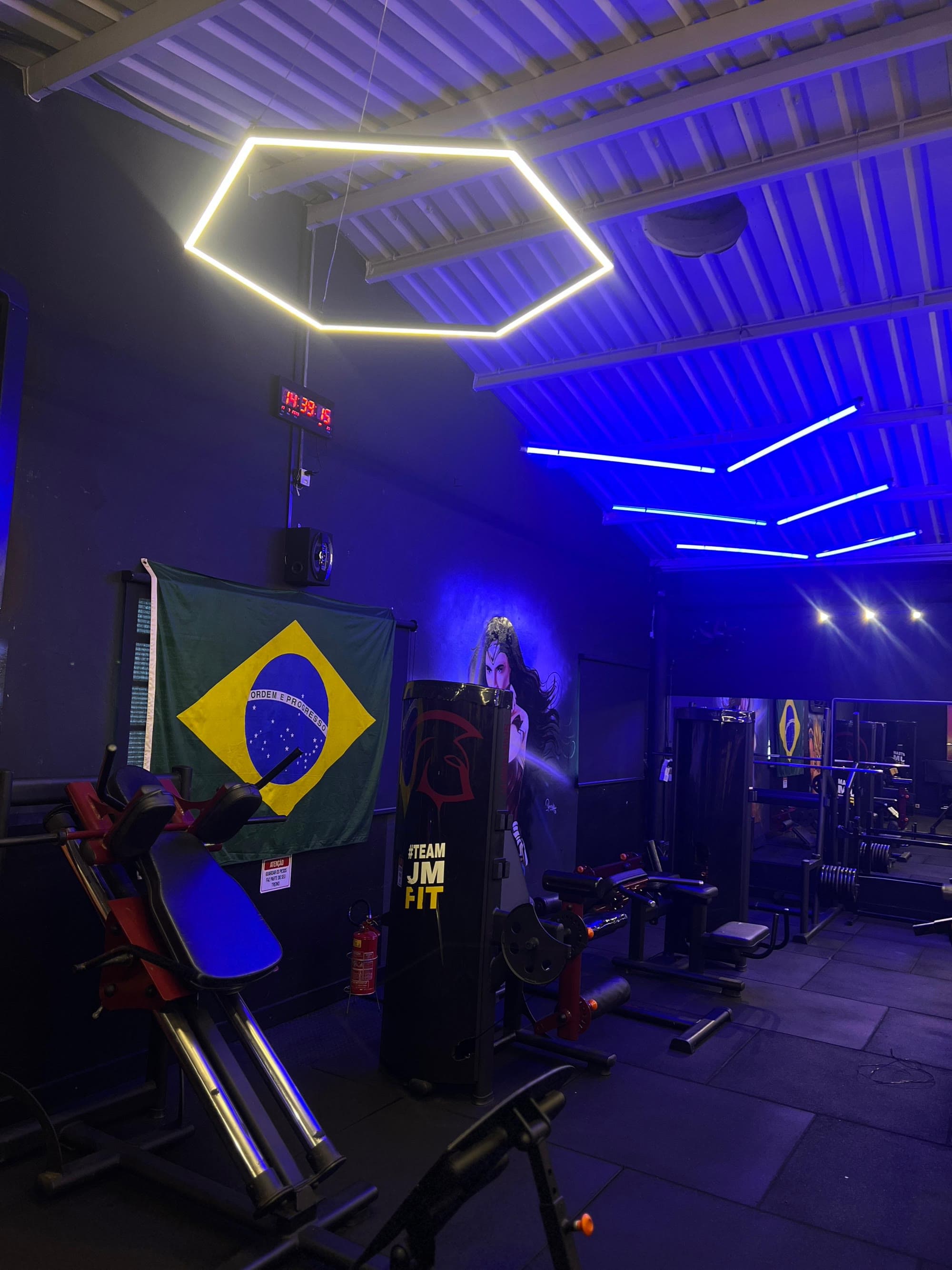 Área de treino funcional da JMfit