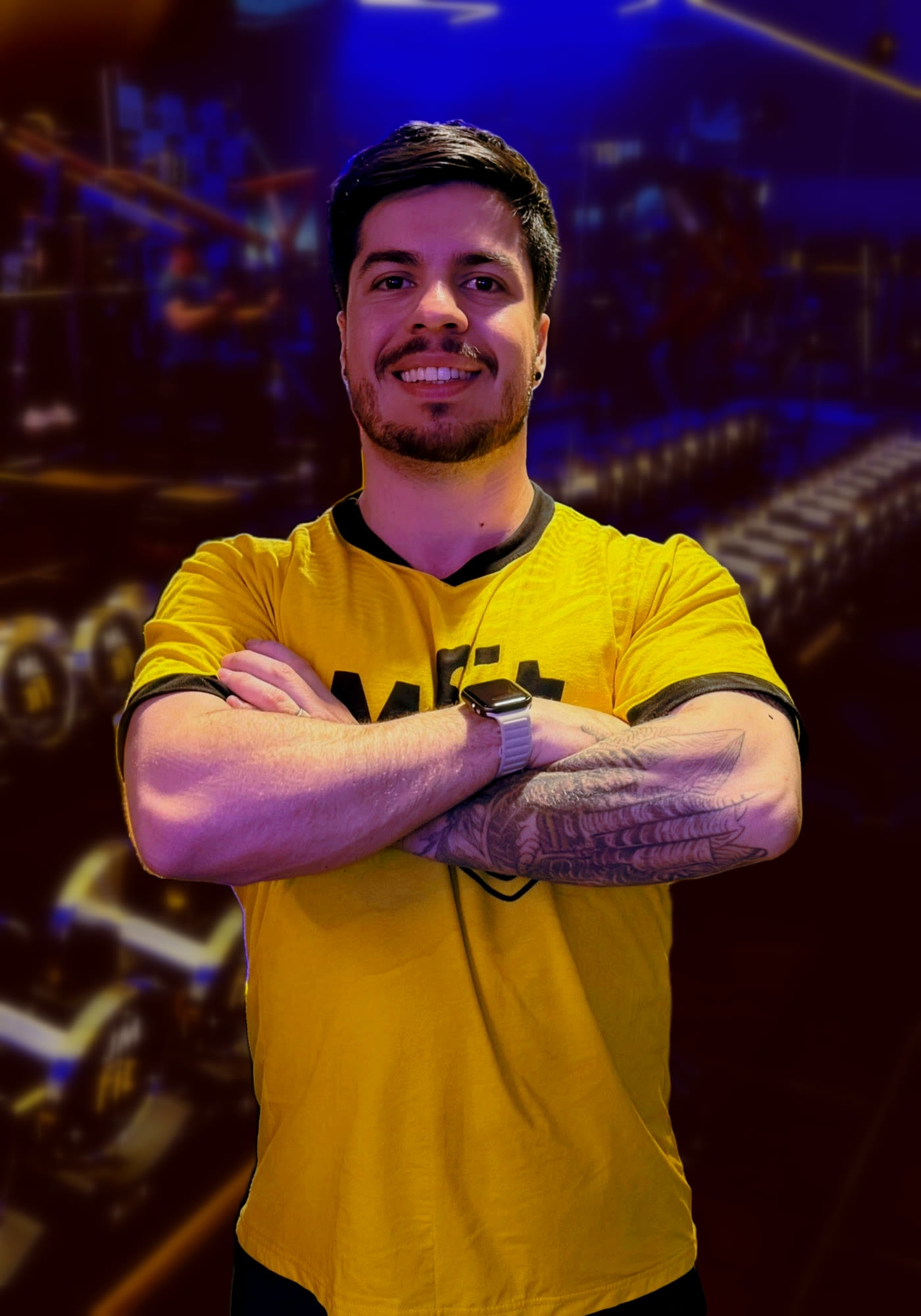 Leo, professor da JM Fit Academia